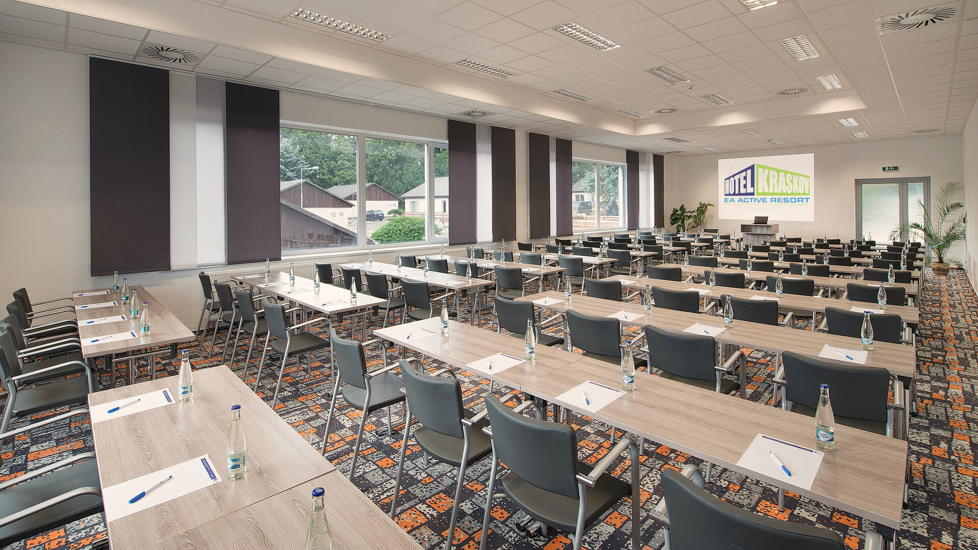 5 conference rooms