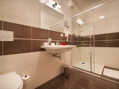 EA Hotel Kraskov**** - ванная комната в отеле